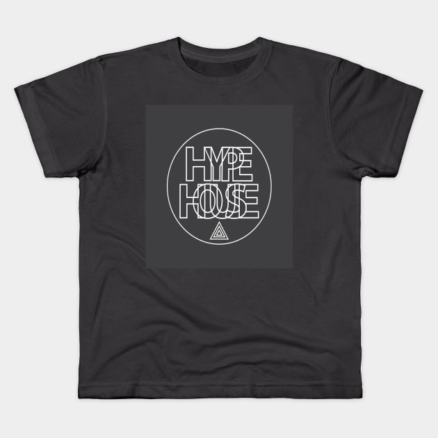 Hype House Grey Design Kids T-Shirt by On2Go Design